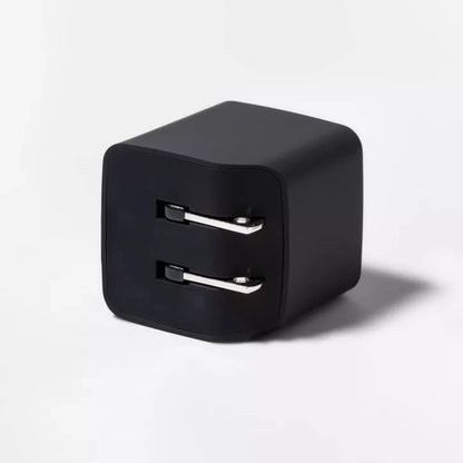 Dual-Port USB Wall Charger Set with Braided Lightning Cable and Extended Reach