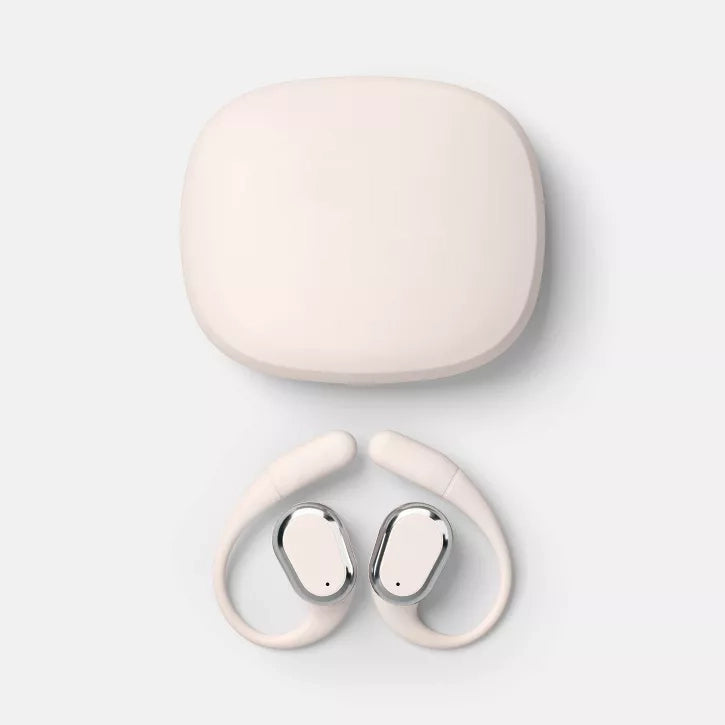 Open-Ear True Wireless Sport Earbuds with Ambient Awareness and Charging Case