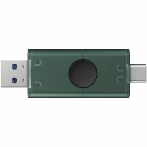 Dual-Interface Swivel Flash Drive with USB-A and USB-C Connectors