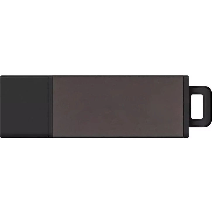 Aluminum USB 2.0 Flash Drive with Protective Cap and Key Ring Loop