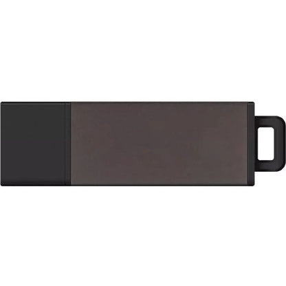Aluminum USB 2.0 Flash Drive with Protective Cap and Key Ring Loop