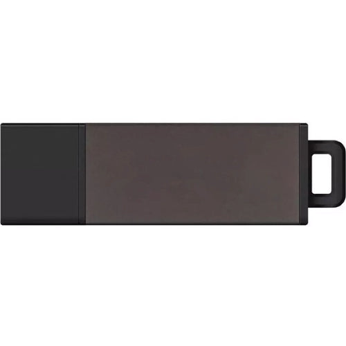 Aluminum USB 2.0 Flash Drive with Protective Cap and Key Ring Loop