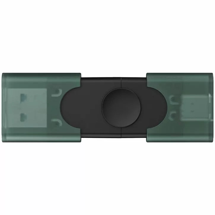 Dual-Interface Swivel Flash Drive with USB-A and USB-C Connectors
