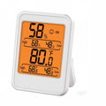 Digital Indoor Temperature and Humidity Monitor with Backlit Display and Magnetic Mount