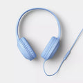 Lightweight Wired Over-Ear Headphones with Plush Cushions and Inline Microphone