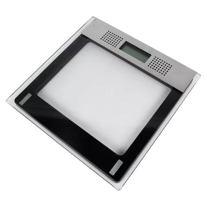 Voice-Announcing Digital Bathroom Scale with Multi-Language Audio Output and Visual LCD Display